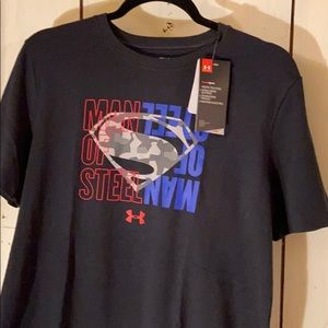 NWT Under Armour Superman tee